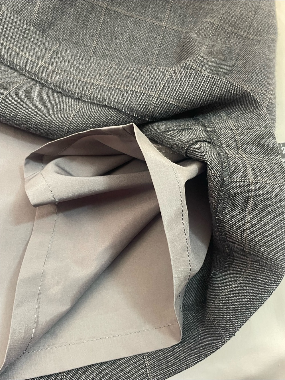 Banana Republic Gray Plaid Pencil Skirt - Picture 5 of 10